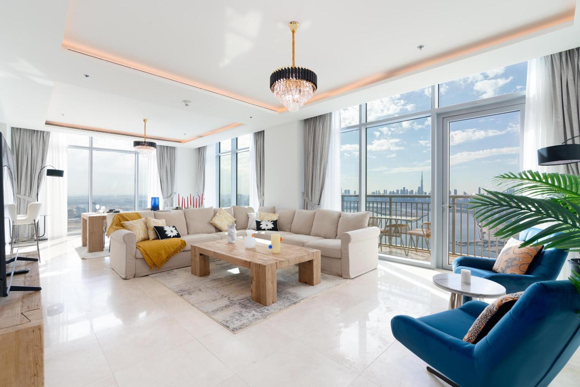 Apartment Spacious & Amazing 3 Bedroom Penthouse Burj Khalifa View Dubai
